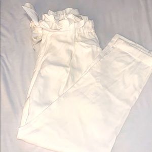 White ZARA pants